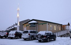 Begini Penampakan Masjid di Dekat Kutub Utara