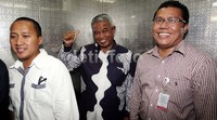 Djohar menyambangi gedung Kemenpora, Jakarta, Selasa (23/6/2015).