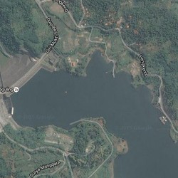 Waduk Warisan Soeharto Sedang Kritis Dilihat dari Ketinggian