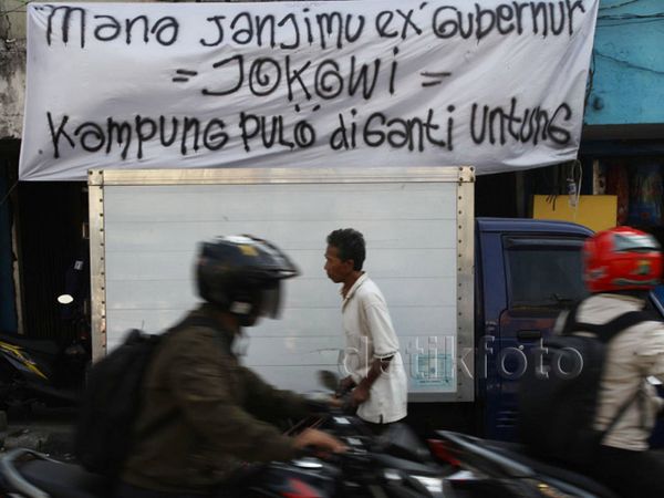 Kicauan Minta Ganti Rugi Warga Kampung Pulo