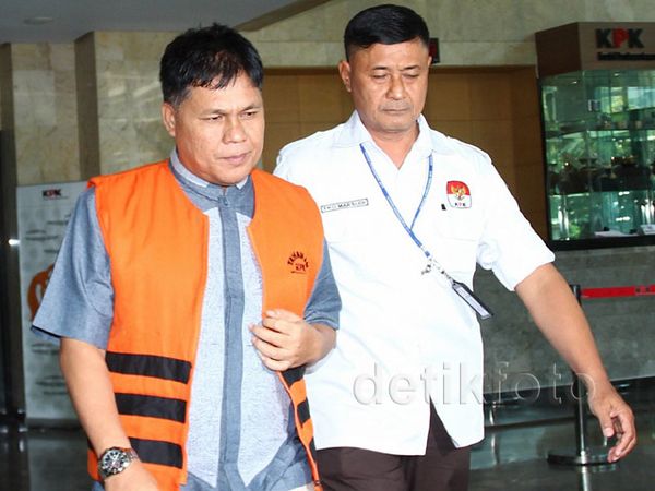 Pemeriksaan Perdana Adam Munandar TSK Suap Muba