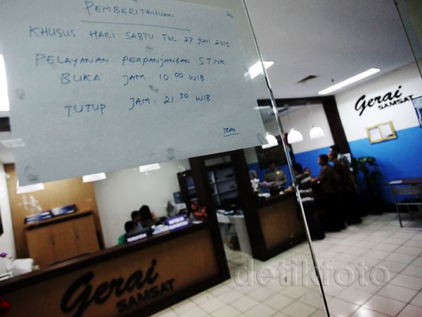 Pelayanan Samsat di Akhir Pekan