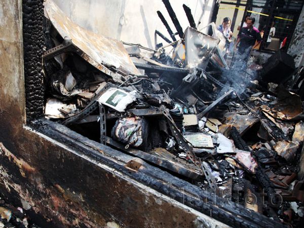 Begini Penampakan Komnas PA Setelah Terbakar