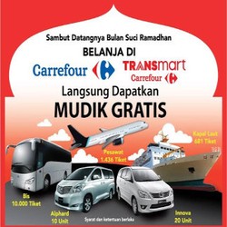 Kehabisan Tiket? Di Carrefour Ada Ribuan Tiket Mudik