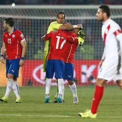 Chile ke Final Lewat Kemenangan 2-1 atas Peru