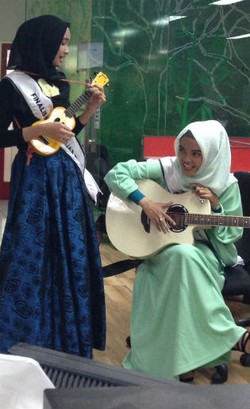 8 Finalis Sunsilk Hijab Hunt Unjuk Bakat di Kantor Detikcom