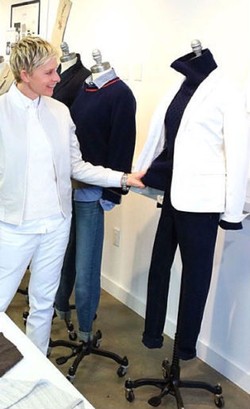 Rancangan Ellen DeGeneres Perdana Jadi Desainer