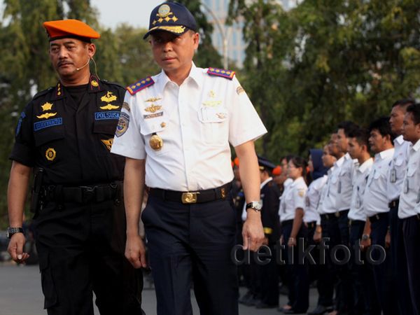 Jonan Pimpin Apel Persiapan Kereta Api untuk Lebaran
