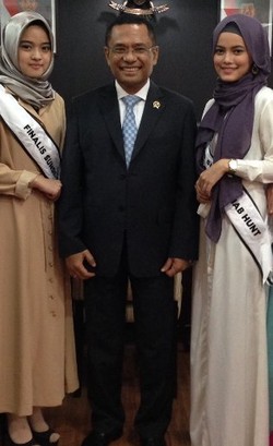 Menperin Saleh Husin Puji 8 Finalis Sunsilk Hijab Hunt