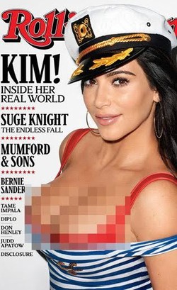 Kim Kardashian Kembali Ke Ciri Khasnya yang Seksi di Cover Rolling Stone