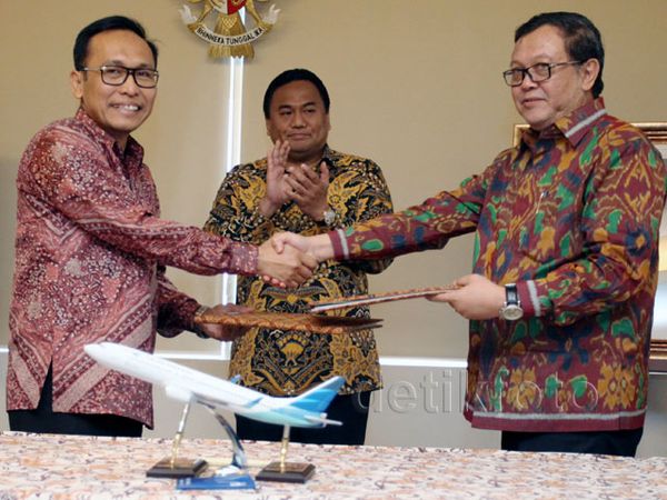 Sinergitas Kemendag dan Garuda Indonesia