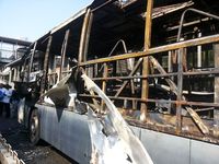 Bus TransJakarta Terbakar di Halte Salemba UI