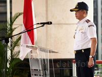 Jonan Pimpin Apel Siaga Lebaran di Bandara Soetta