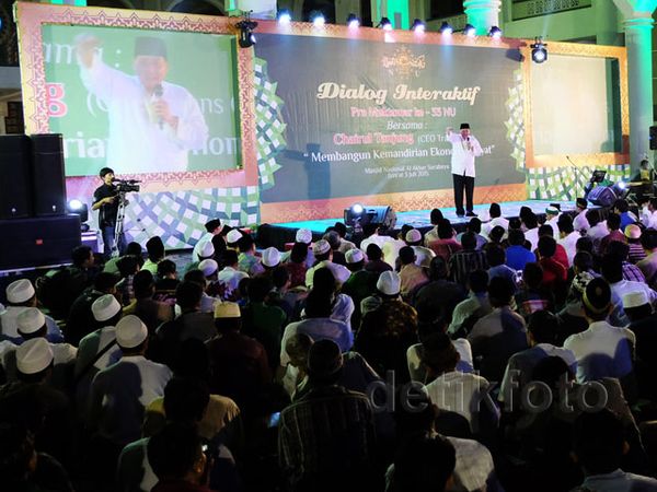 CT Bicara Ekonomi Rakyat di Depan Nahdliyin