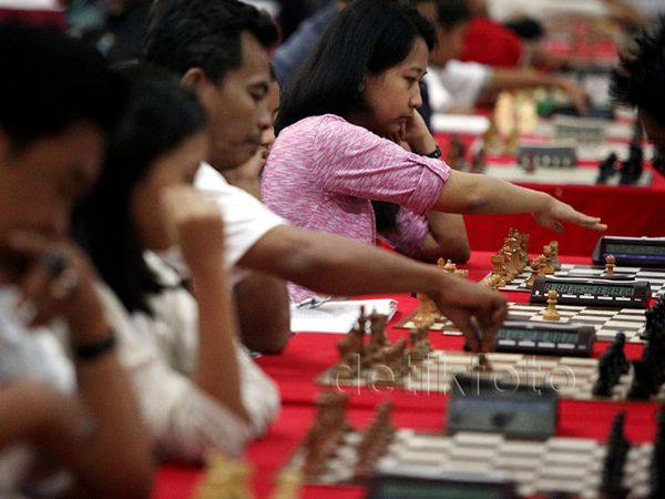 Ratusan Pecatur Bertarung di Turnamen Cepat Ramadan