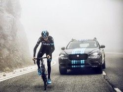 Menjelang Diluncurkan, SUV Jaguar Nampang di Ajang Balap Tour de France