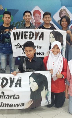 Foto: Antusiasme Pendukung Finalis Sunsilk Hijab Hunt Jelang Grand Final