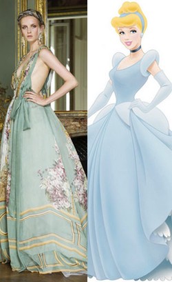 Alberta Ferretti Rancang Gaun yang Terinspirasi Putri Disney