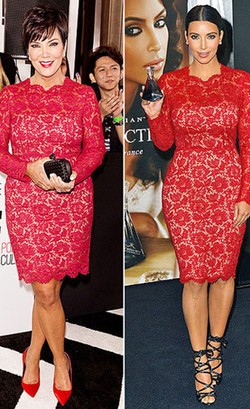 Foto: 5 Momen Kris Jenner Meniru Gaya Seksi Kim Kardashian