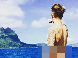 Liburan di Bora Bora, Justin Bieber Unggah Foto Bugil