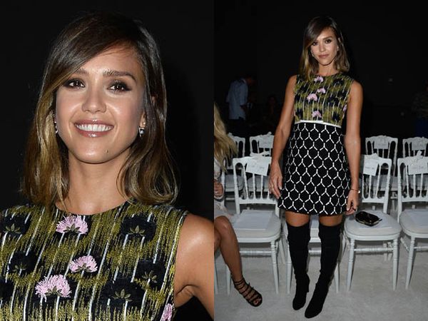 Gaya Jessica Alba di Paris Fashion Week, Yay or Nay?