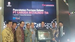 Pemegang Saham Garuda Metalindo Untung 50% Sehari