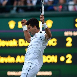 Imbang 2-2, Djokovic vs Anderson Disetop karena Penerangan Buruk