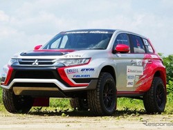 Mobil Listrik Mitsubishi Ikuti Reli Baja