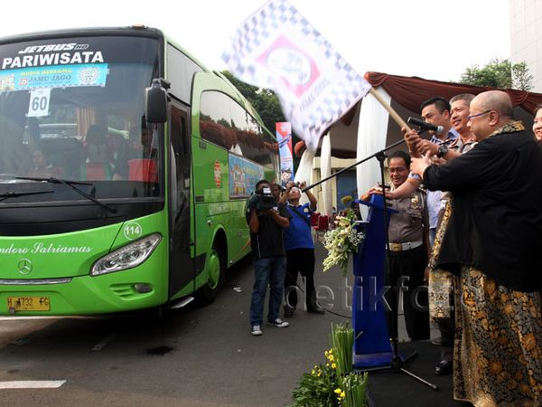 Kakorlantas Polri Lepas Pemudik