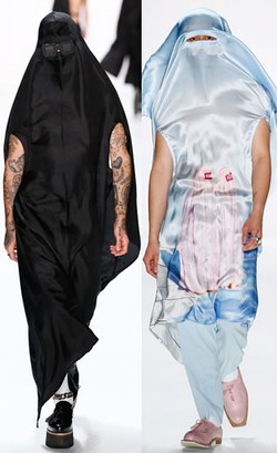 Foto: Desainer Berlin Ciptakan Busana Pria Terinspirasi dari Burqa