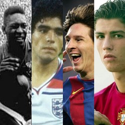 Pele, Maradona, Messi, dan Ronaldo Saat Mereka 17 Tahun