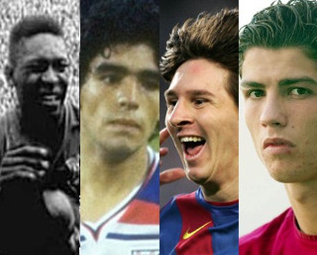 Pele, Maradona, Messi, dan Ronaldo Saat Mereka 17 Tahun