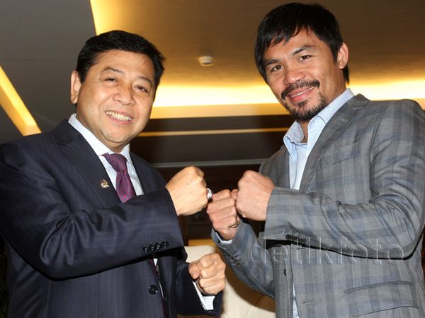 Manny Pacquaio Temui Ketua DPR
