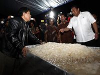 Mendag Gobel Blusukan ke Pasar Kramat Jati Saat Sahur