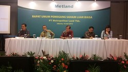 Metland Bagi-bagi Dividen Saham Rp 27 Miliar