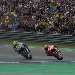 Marquez Sudah Belajar Sesuatu dari Rossi di Assen