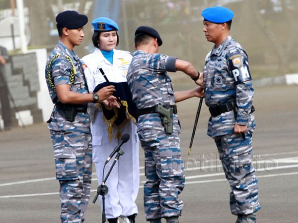 Pangarmabar Resmikan Polisi Militer Koarmabar