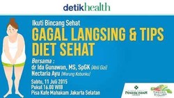 Jangan Lupa, Ngobrol Sehat Seputar Diet Sore Ini Bareng detikHealth