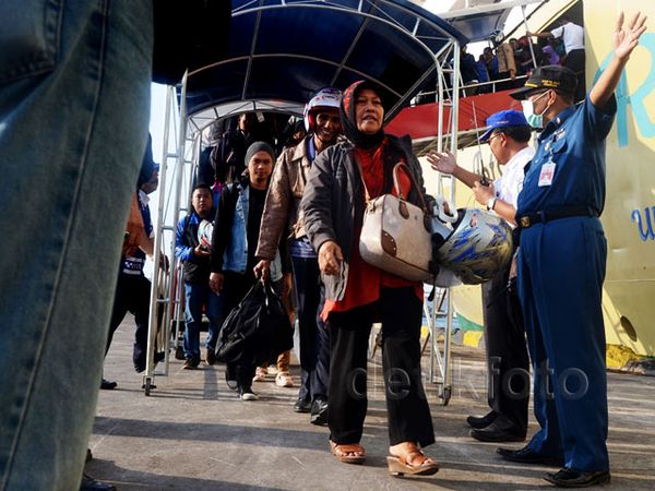 2.252 Pemudik dan 816 Motor Tiba di Semarang