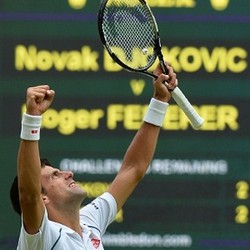 Atasi Federer dalam Empat Set, Djokovic Juara
