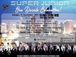 ELF, Ikut Rayakan 10 Tahun Super Junior di Jakarta Yuk!