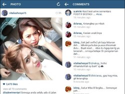 Balas Komentar Netizen, Vitalia Sesha Bantah Ditangkap karena Narkoba