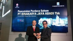 Saham Binakarya Melonjak 40% ke Rp 1.400 per Lembar