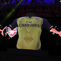 Nuansa Mewah di Seragam Tandang Baru Arsenal