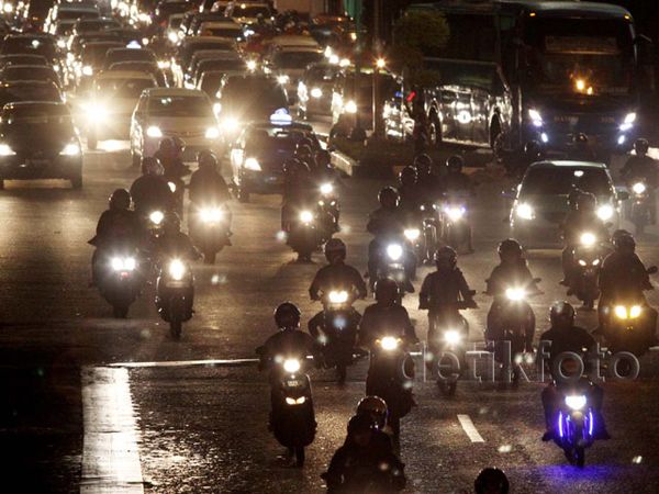 Puncak Pemudik Kendaraan Bermotor