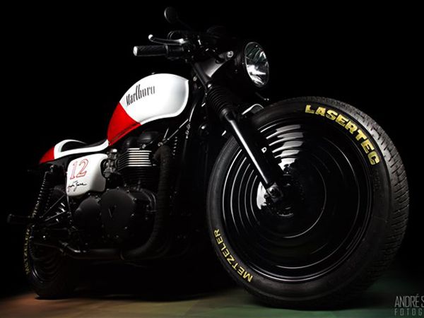 Triumph Bonneville Modif untuk Mengenang Ayrton Senna