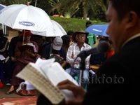 Ibadah Kebaktian Minggu GKI Yasmin di Depan Istana
