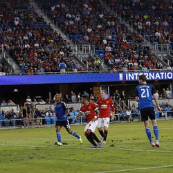 Mata & Memphis Cetak Gol, MU Kalahkan San Jose 3-1