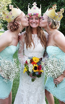 Foto: Pasangan Burger & King Gelar Pesta Pernikahan Bertema Burger King