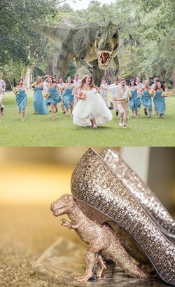 Inspirasi Pesta Pernikahan Bertema Dinosaurus